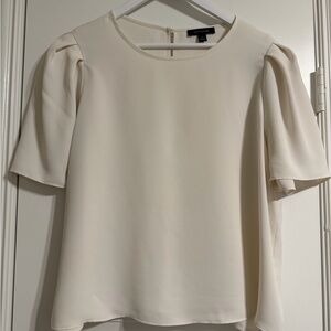 Ann Taylor Soft Cream Blouse